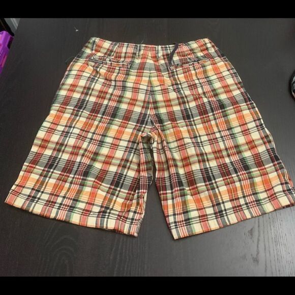 Men’s multicolored checkered shorts - Picture 7 of 9
